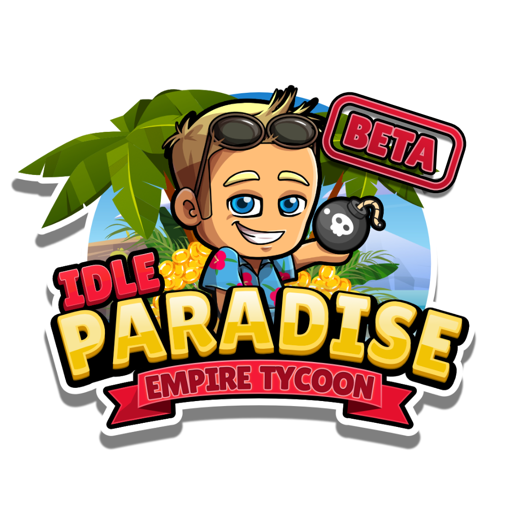 Idle Paradise logo beta